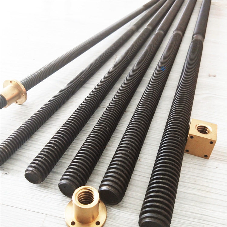 t型丝杆厂家批发量大从优 医疗机械光学仪器发黑左右旋梯形丝杆