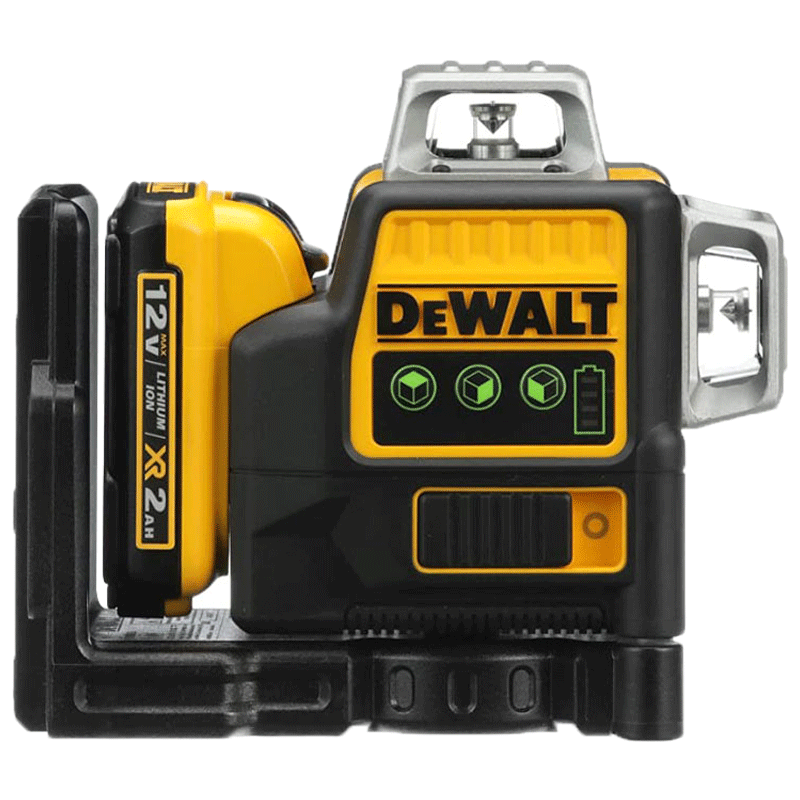 Dewalt得伟DW089LG德伟12V锂电池3面360度12线激光水平仪自动找平