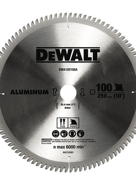 得伟10寸254木用圆锯片DT90250/DT90272切割片DWE7492/DWS713切片