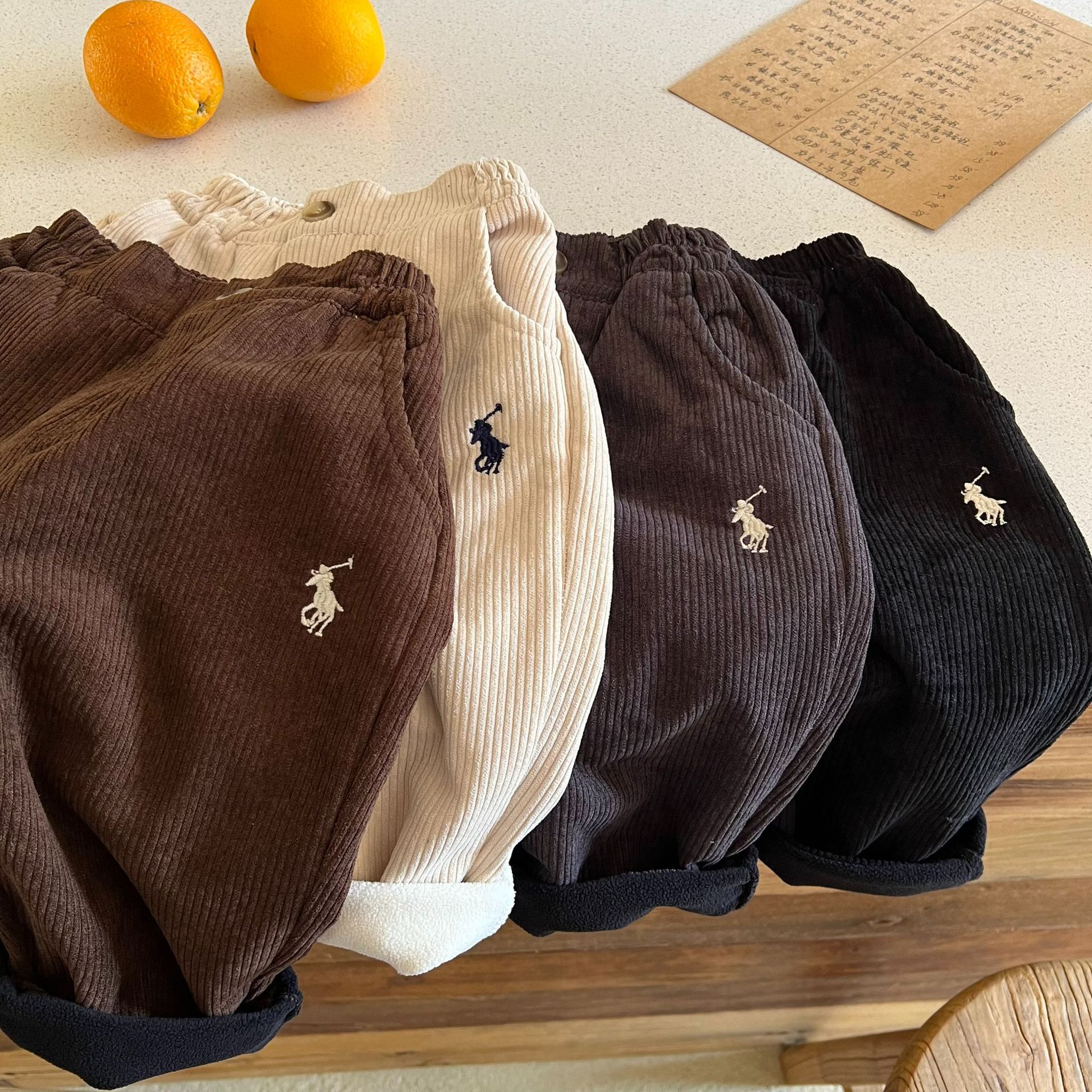 潮牌长裤灯芯绒休闲裤柔软休闲裤