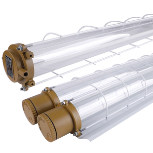 佛山照明单管双管防爆灯led灯管加油站隔爆型支架仓库工厂房1.2米