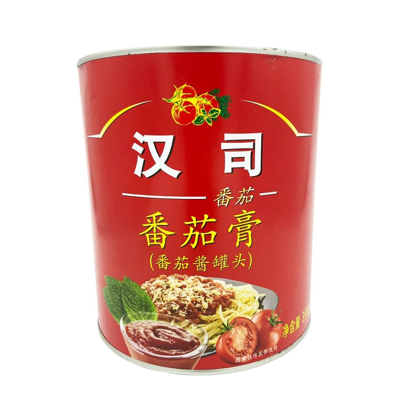 汉司蕃茄膏3kg儿童意面薯条0添加剂0脂肪罐头炒菜家用商用番茄酱