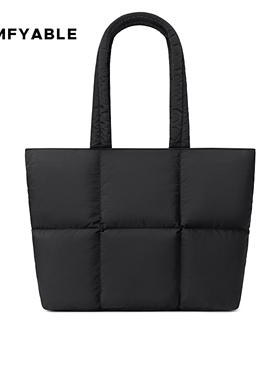 Comfyable电脑托特包适用于MacBookPro/Air13-16寸笔记本电脑包黑