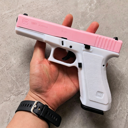 格洛克17gen2 老学校 拼装抛壳全结构手枪模型玩具
