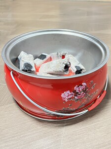 搬家乔迁火盆烤火炉取暖炉碳火盆入宅烧烤炉架户外木炭炉过火结婚
