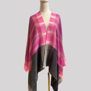 克什米尔手工pashmina英伦风轻奢高端百搭男女通用保暖围巾披肩