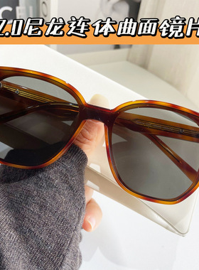 高品质尼龙曲面墨镜男女防紫外线