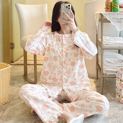 纯棉睡衣大码小个子女