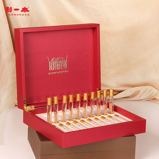 利一本虫草包装盒高档冬虫夏草礼品盒空盒亚克力瓶干虫草礼盒定制