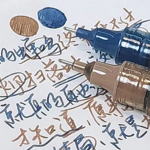 点石走珠笔复古直液式大容量