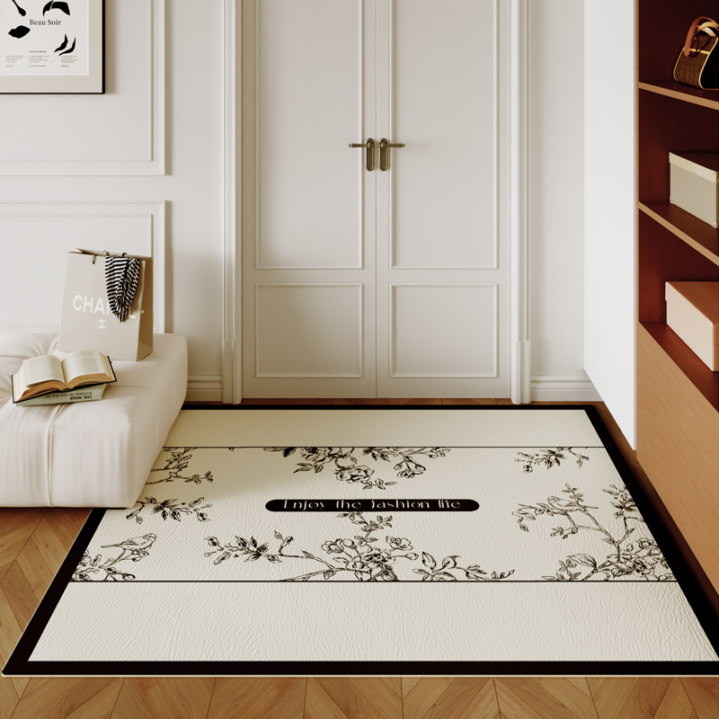 复古入户门地垫入门地毯家用皮革门垫进门垫子门口玄关可擦洗脚垫