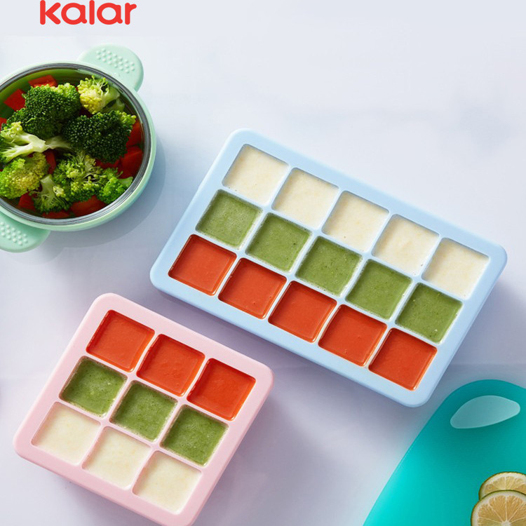 kalar硅胶冷冻格冰盒儿童大容量模具食品级家用制冰球模具威士忌