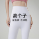 高个子白色鲨鱼裤 收腹无痕瑜伽裤 女外穿夏高腰收腹春秋薄款 加长版