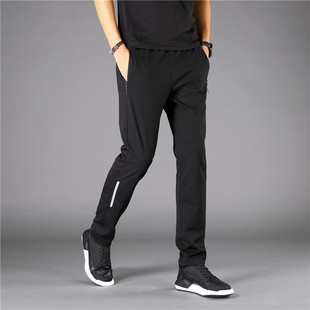 男春秋季 潮流透气束脚休闲裤 宽松大码 跑步健身韩版 直筒卫裤 运动裤