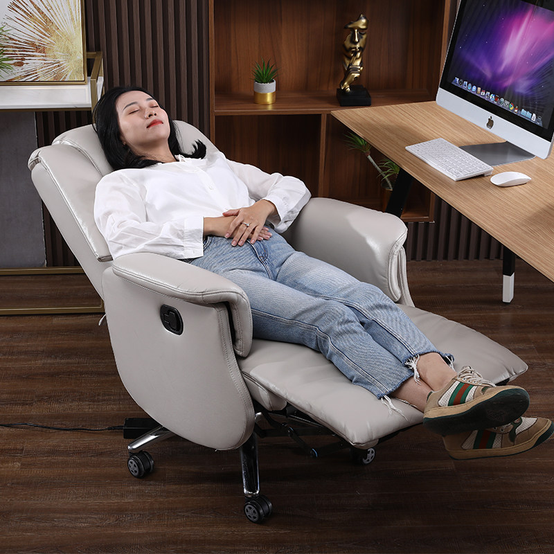 电动老板椅可躺电脑椅家用轻奢久坐舒适午休办公转椅科技布座椅子属于什么档次？