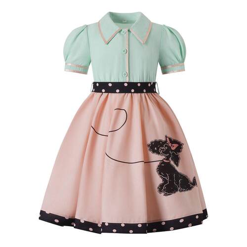Children's clothing, girls' cute short skirt