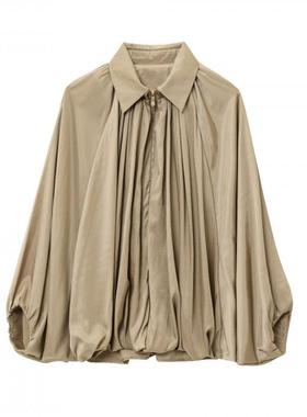 Women's puffy pilot jacket jacket