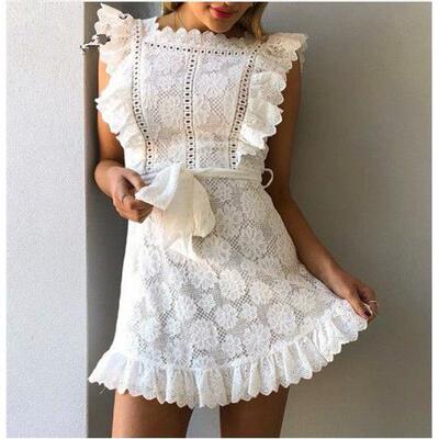 Water soluble lace dress水溶蕾丝连衣裙
