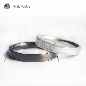 原创设计褪色情侣戒指