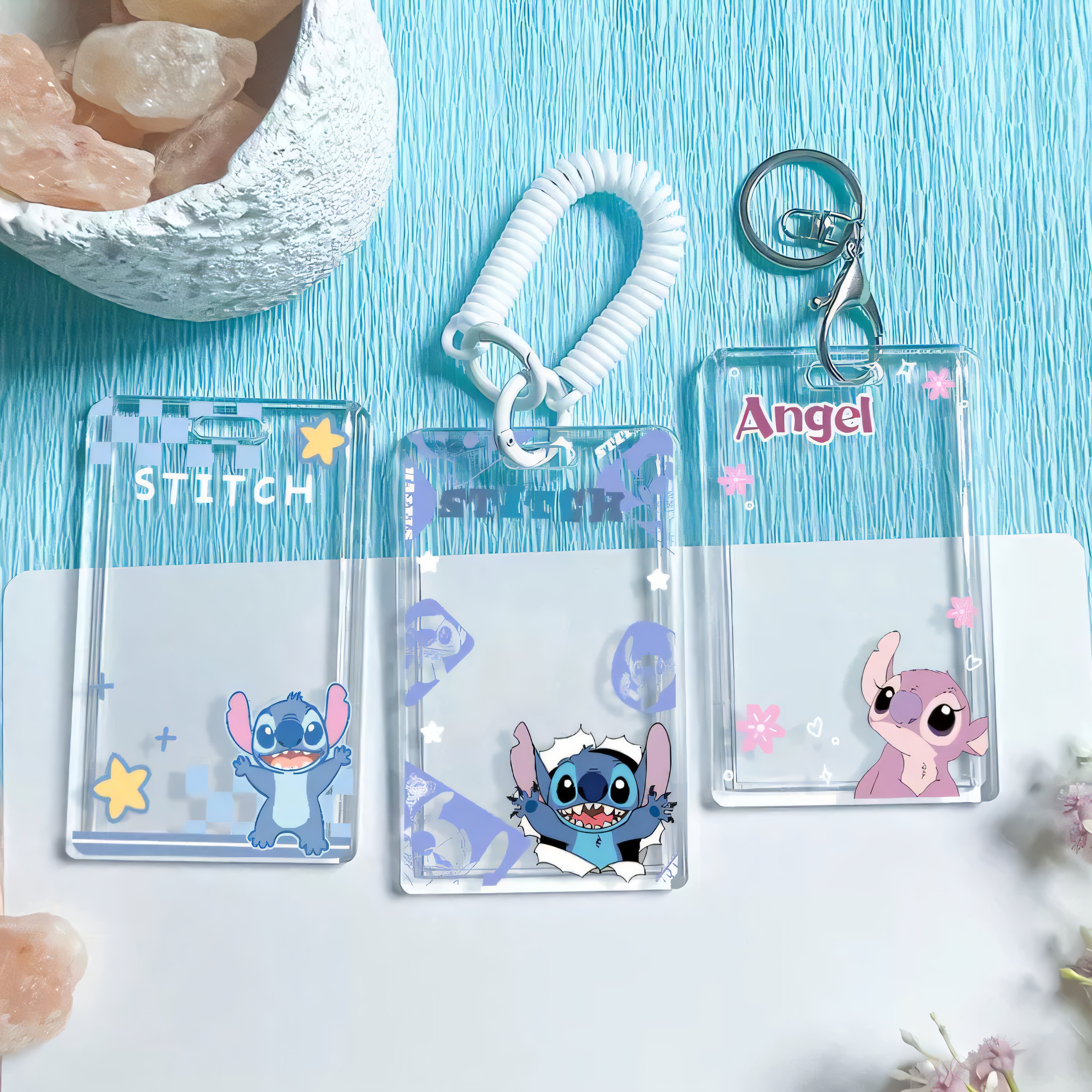 ins创意高颜值草莓熊学生卡套透明款证件保护套可爱卡通少女心