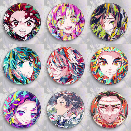 鬼灭之刃徽章吧唧挂件