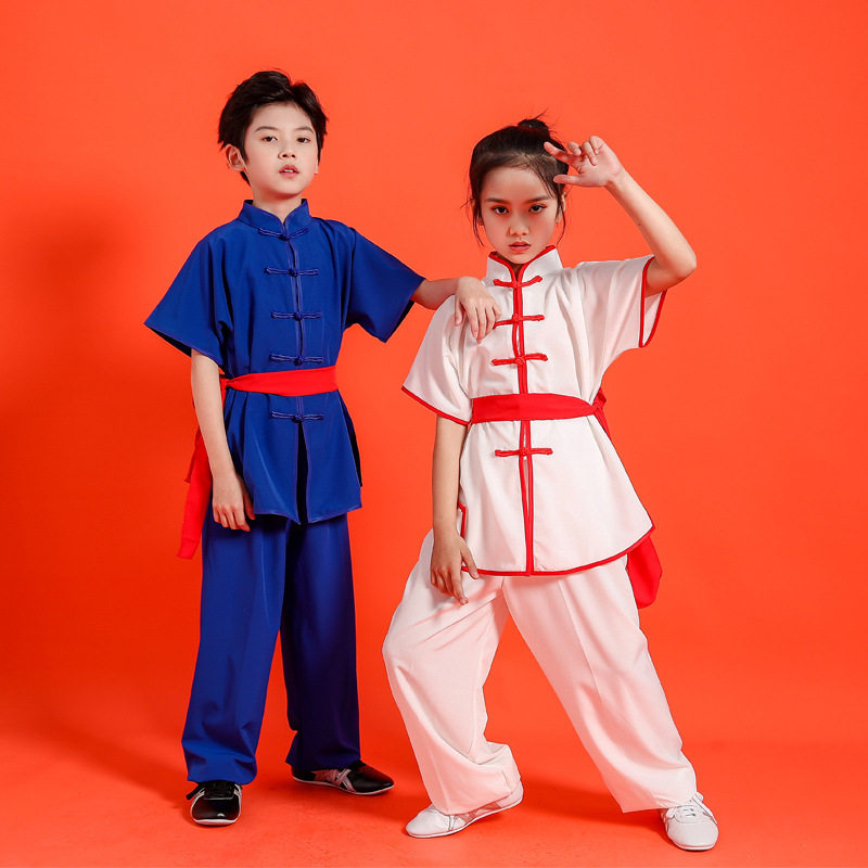 六一儿童武术服装表演男女功夫