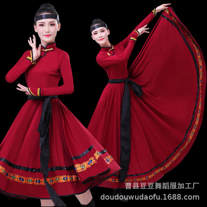 新款大草原演出服成人蒙古族