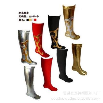 蒙古服靴鞋套藏族表演演出舞蹈