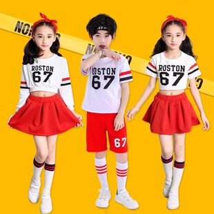 六一儿童演出服幼儿啦啦操表演服装 拉拉队幼儿园舞蹈爵士街舞套装