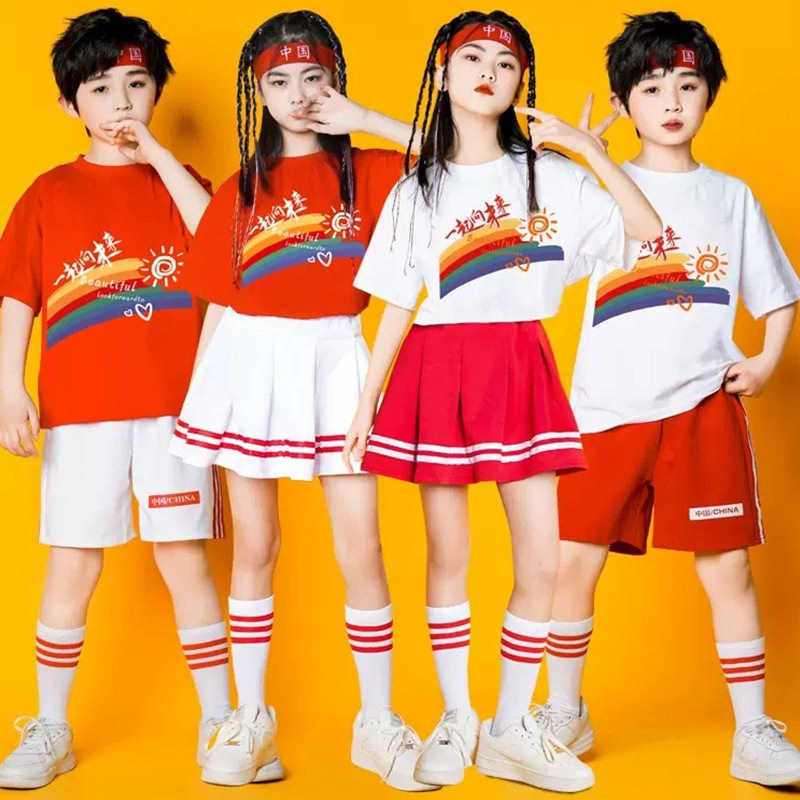 六一儿童啦啦队服拉拉队小学生
