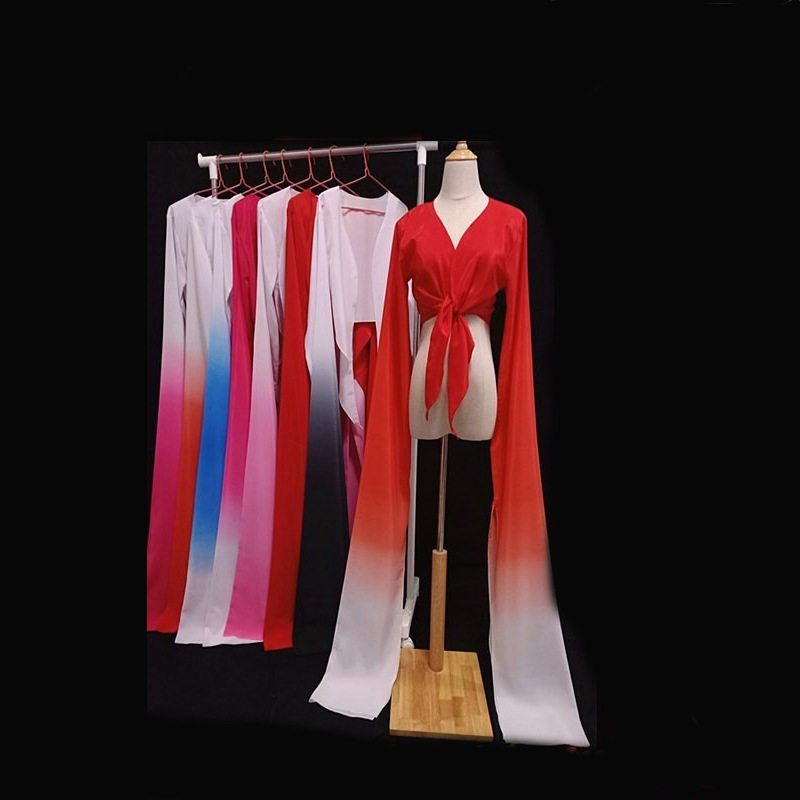 藏族舞水袖舞蹈服古典舞练功服