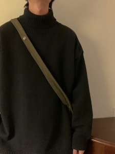 可二开纯色高领毛衣TM112 特P35 控68 加绒TM112JR 特P45 控88图片