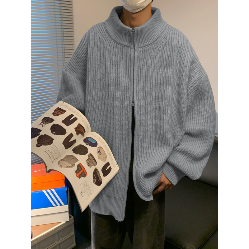 秋冬拉链开衫立领毛衣XZ608-HM246-特P46,男装针织衫/毛衣,星座608(原A046)