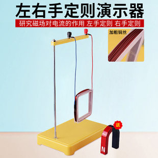 左右手定则演示器方形线圈磁场对电流作用研究电磁感应现象楞次新