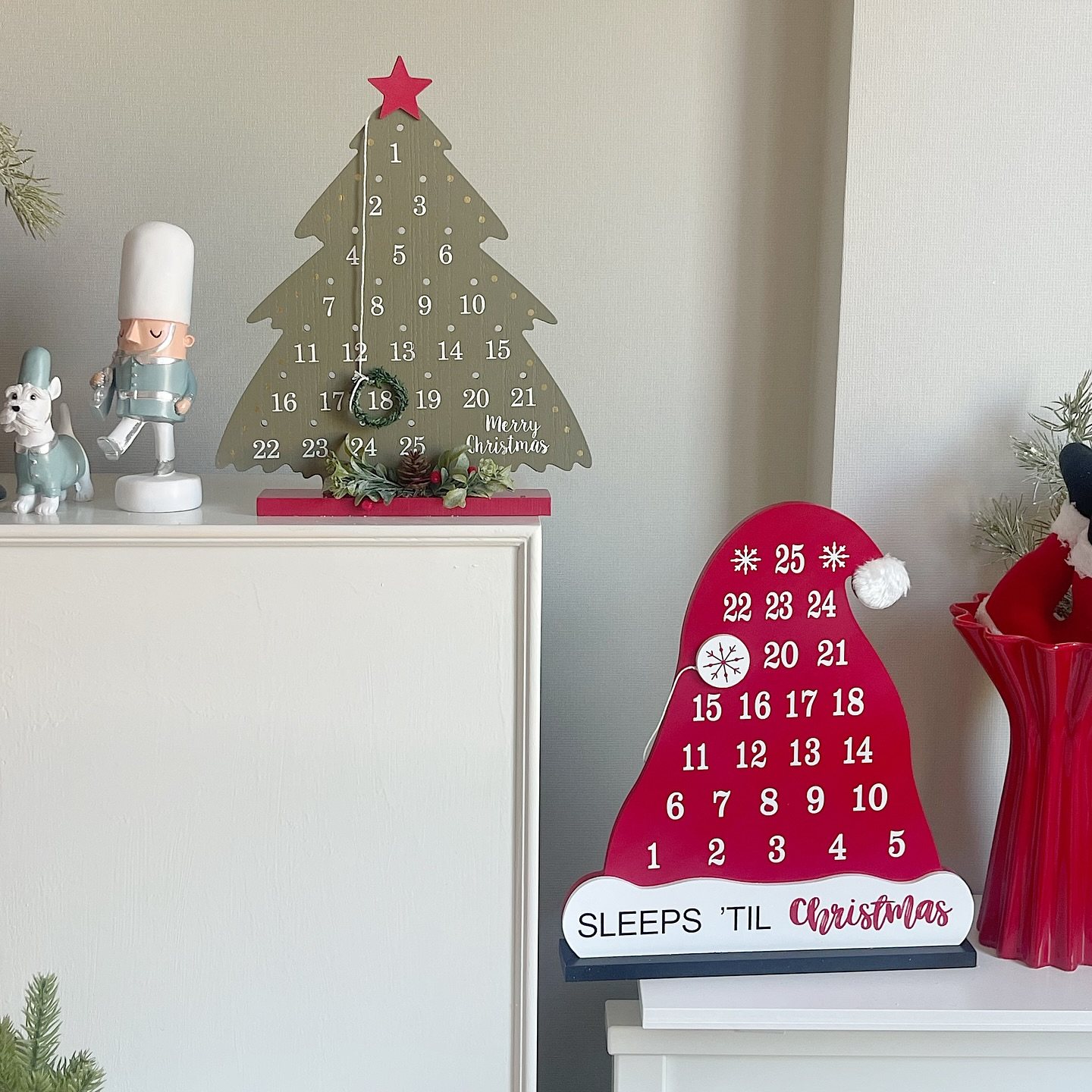 2025年圣诞节桌面装饰倒计时摆件