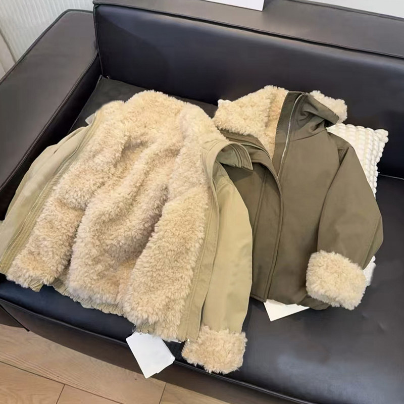 儿童棉服冬季2025冬新款韩版宽松休闲百搭毛毛长袖女童外套派克服,童装/婴儿装/亲子装,普通外套,淘宝优惠券,粉丝福利购,淘宝优惠卷