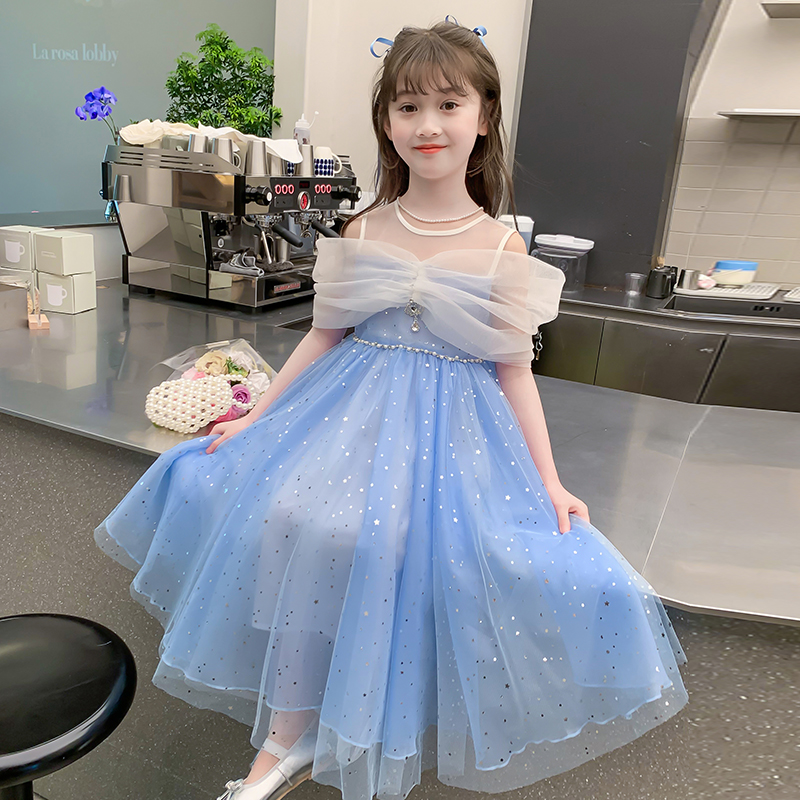 女童公主夏季洋气连衣裙新款