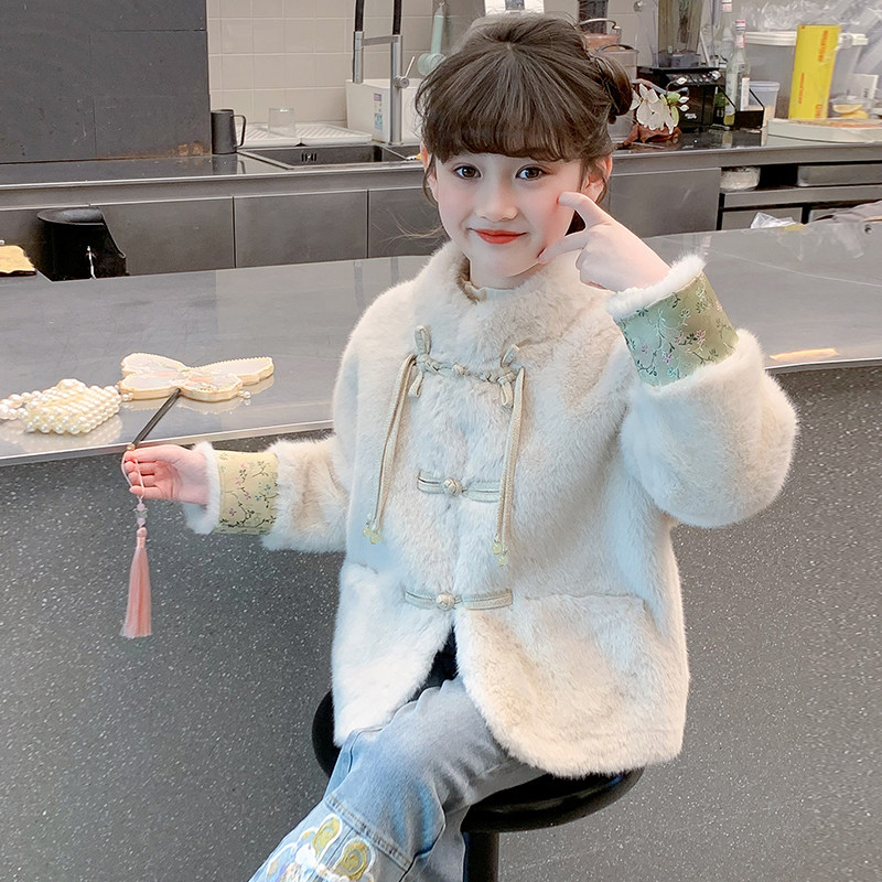 女童外套2025新款秋冬款儿童国风中式加绒加厚冬装女孩古风拜年服,童装/婴儿装/亲子装,普通外套,淘宝优惠券,粉丝福利购,淘宝优惠卷