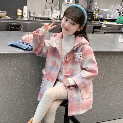 加厚秋冬连帽洋气外套