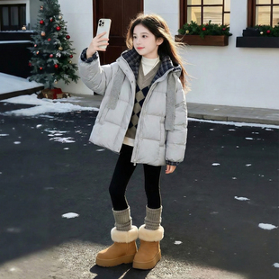 女童棉服冬装2026新款儿童洋气时髦爆款羽绒棉衣外套女孩冬款棉袄