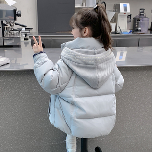 女童羽绒服2025新款冬季儿童洋气90白鸭绒小女孩今年流行爆款外套