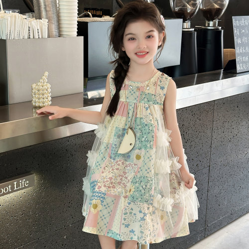 女童连衣裙夏装2026新款儿童超好看洋气薄款公主裙夏季小女孩裙子