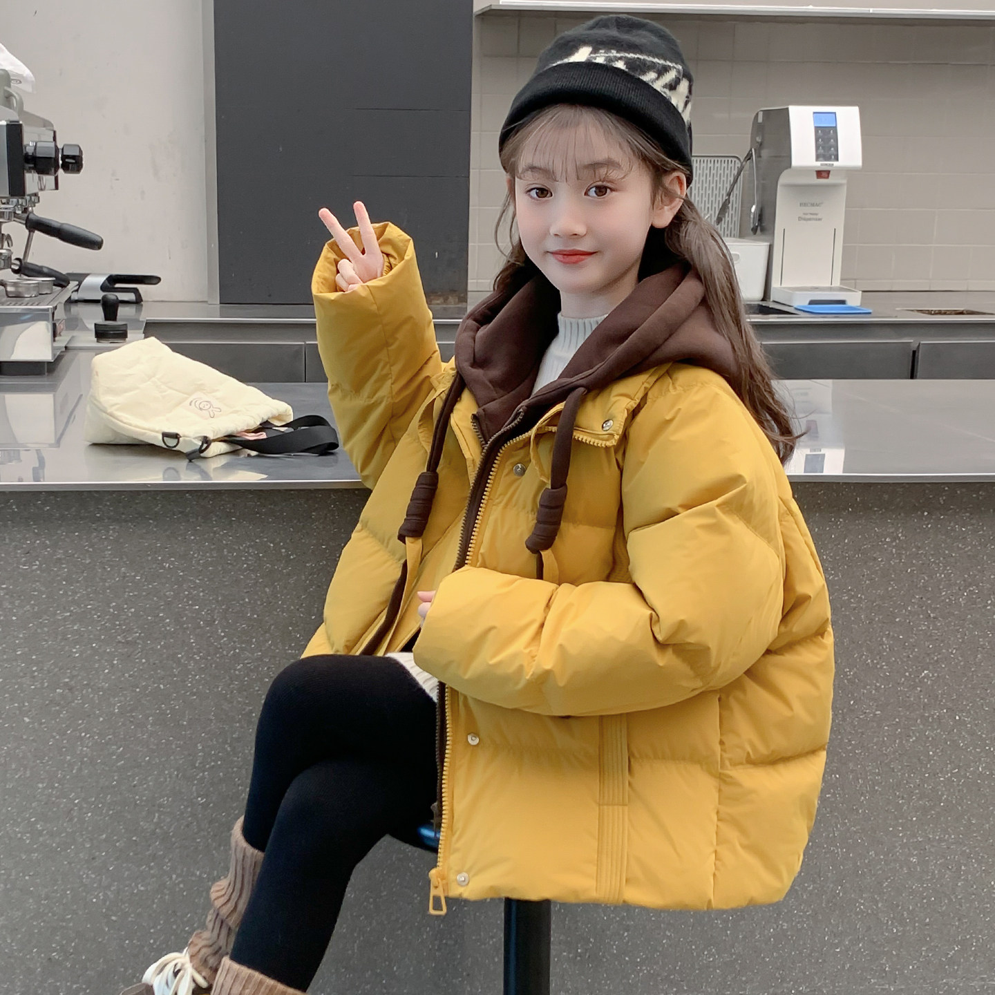 女童外套2025新款冬装儿童网红洋气时髦爆款羽绒棉服女孩冬季棉袄,童装/婴儿装/亲子装,普通外套,淘宝优惠券,粉丝福利购,淘宝优惠卷