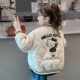 女童夹棉外套2026新款 儿童网红洋气时髦加厚上衣女孩棒球服 秋冬款