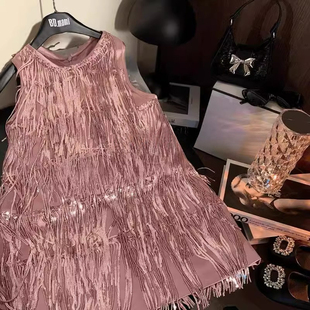 女童连衣裙2026夏季儿童时髦洋气高级礼服公主裙夏装女孩网红裙子