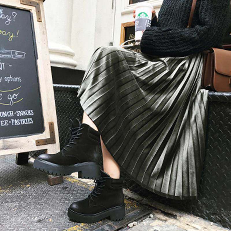 white fashion winter skirt Super long Pleated skirt Extension Overknee Sen family Korean Edition grey A few extra pounds Longin the Women's clothing/Boutique , Skirts  category - from Buy2taobao.com to provide professional Taobao agent buy service