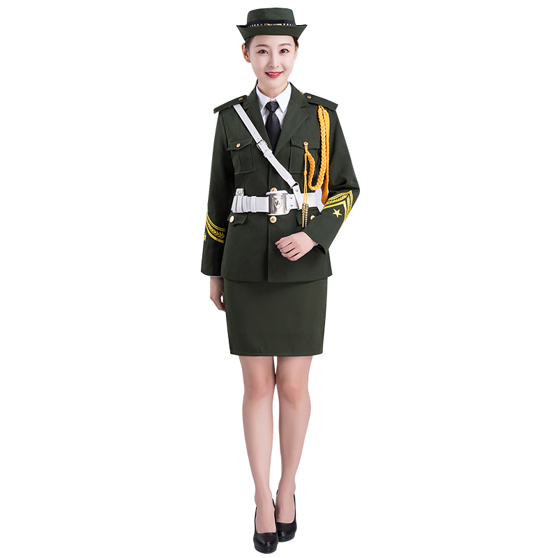 学生升国旗服装护旗手仪仗队服装升旗手国旗护卫队礼服军乐队合唱