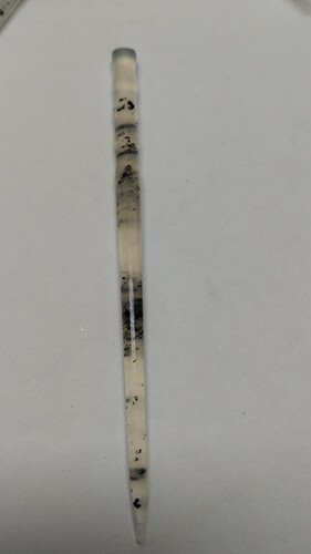 天然玉石岫玉纯手工雕刻，丹青水墨竹节发簪，2025年新国风款