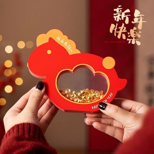 新年十二生肖猪灯笼纸质手工DIY装饰小灯笼可爱卡通春节