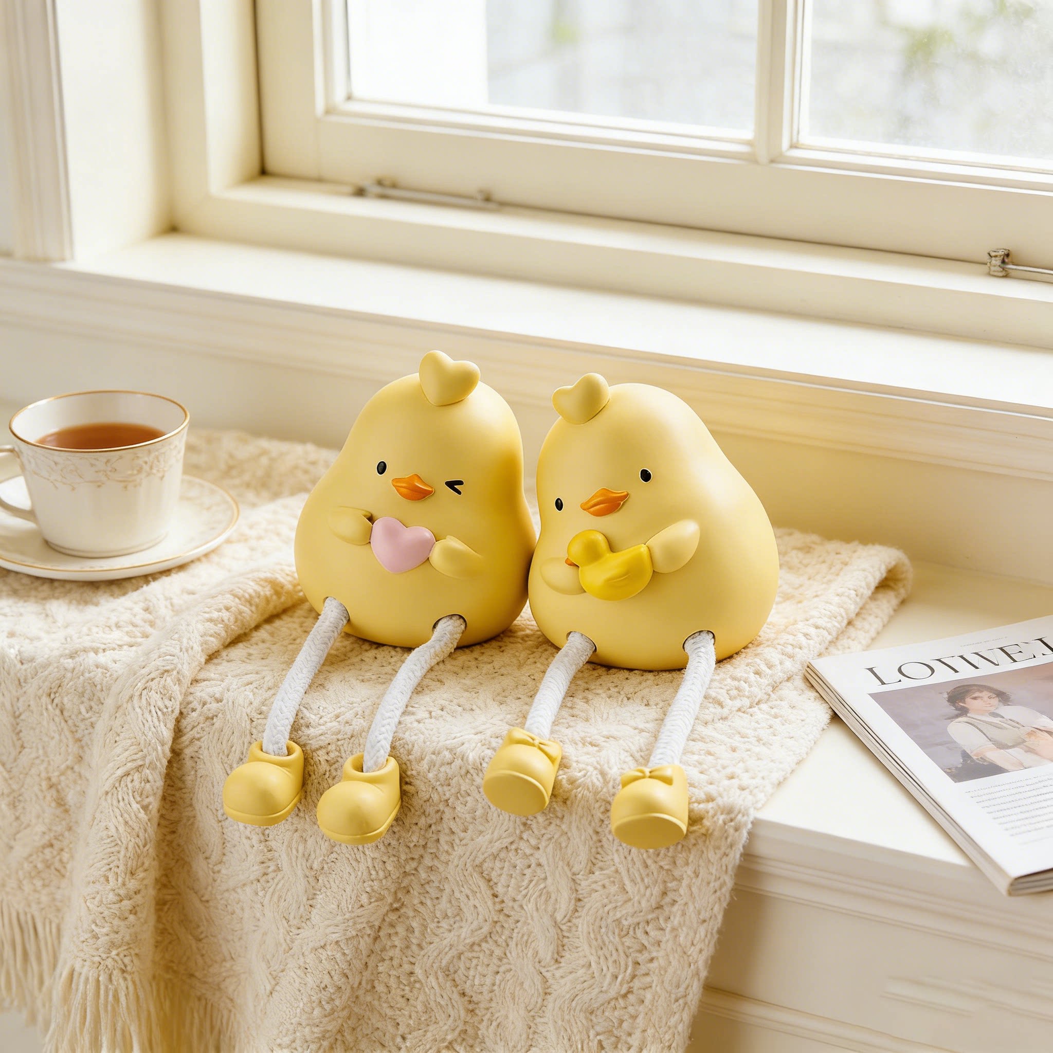 客厅玄关置物架洞洞板吊脚娃娃摆件装饰品电视柜墙上创意可爱家居